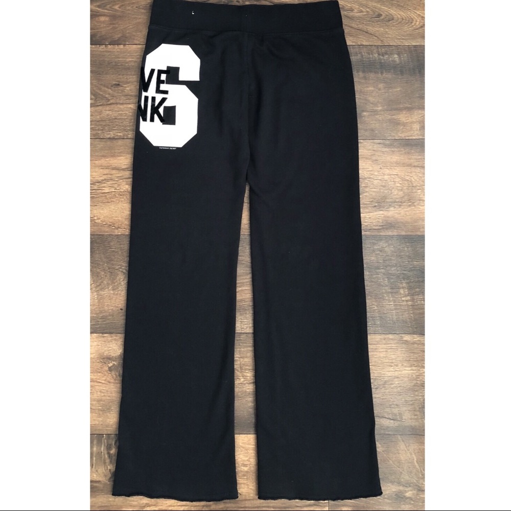Victoria’s Secret Pink Black Sweatpants Size S